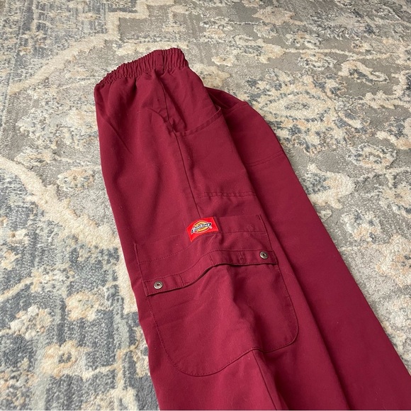 Dickies Red/Maroon Elastic Waist Pants - Picture 2 of 5